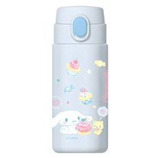 LILFANT 瓶邊一鍵雙不銹鋼水瓶 Cinnamoroll 均碼, 1個, 混色, 360ml