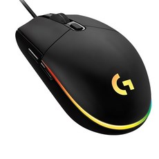 羅技Logitech G102第2代炫彩電競滑鼠, 單一商品, 黑色