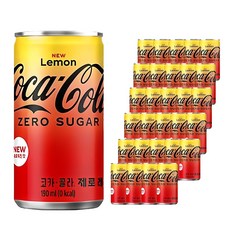 Coca-Cola 可口可樂 零卡可樂 檸檬口味, 30罐, 190ml