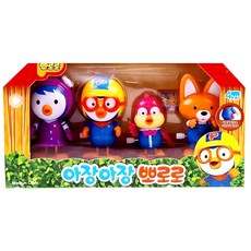 Pororo 發條玩具公仔 4入組, 隨機出貨