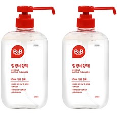 B&B 液體型奶瓶清潔劑, 600ml, 2瓶