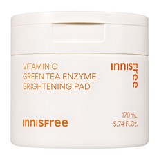 innisfree 維他命C綠茶爽膚棉片, 60片, 1罐