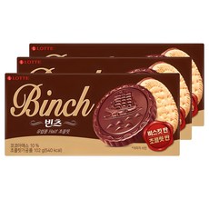 LOTTE 樂天 Binch巧克力餅乾, 102g, 3盒