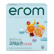 erom Dr. Hwang's蔬果飲 熱帶水果口味, 190ml, 16瓶