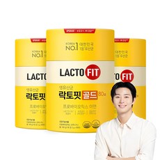 Chong Kun Dang 鍾根堂健康 LACTO-FIT Lacto Fit黃金益生菌隨身包 80條入, 2g, 3罐