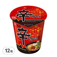 NONGSHIM 農心 辛拉麵 碗裝辛拉麵 65g, 12入