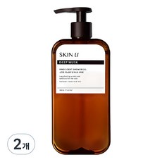 HAPPY BATH Skin u深層麝香沐浴露, 2個, 500g