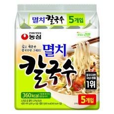 Nongshim 農心 鯷魚風味刀削麵, 5包