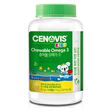 CENOVIS 聖諾 孩童Omega-3咀嚼錠, 150顆, 1罐