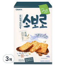 CROWN 皇冠 杏仁碎餅乾, 240g, 3盒