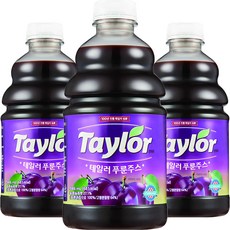 Taylor 李子汁, 946ml, 3瓶