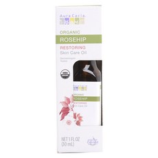 Aura Cacia 玫瑰果恢復皮膚護理油, 1個, 30ml