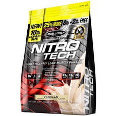 MUSCLETECH 乳清蛋白粉, 香草, 1入, 4.54 公斤