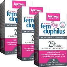 Jarrow Formulas Fem Dophilus 女性益生菌膠囊 50億CFU, 30顆, 3罐