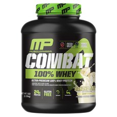 MUSCLEPHARM Combat 超優質乳清蛋白香蕉牛奶風味, 1個, 2.25kg