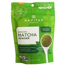 NAVITAS NATURALS 抹茶粉, 1個, 85克