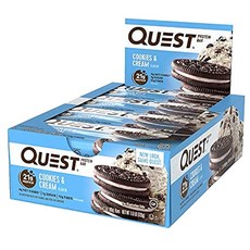 QUEST NUTRITION 高蛋白能量脆棒, 餅乾和奶油, 12件