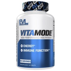 EVLUTIONNUTRITION Vitamode高效能複合維他命片, 1個, 120顆