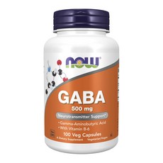 now 健而婷 GABA 500 毫克素食膠囊, 100顆, 1個