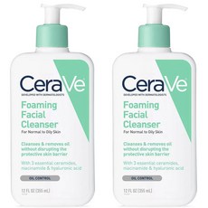 CeraVe 適樂膚 溫和潔膚露, 2瓶, 355ml