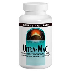 SOURCE NATURALS Ultra-Mag鎂複合錠, 1個, 120 件