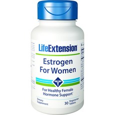 LIFE EXTENSION 雌激素素食錠, 1瓶, 30顆