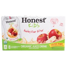 Honest Kids 果汁飲料, 蘋果口味, 200ml, 8包