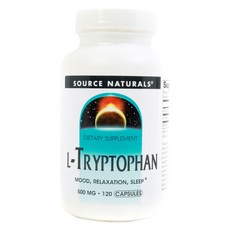 SOURCE NATURALS L-色胺酸補充錠 500mg, 120 入, 1個