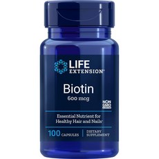 LIFE EXTENSION 維他命膠囊 600mcg, 1組, 100顆