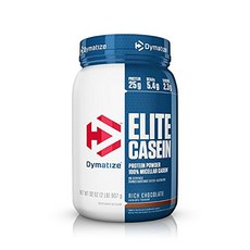 Dymatize ELITE酪蛋白粉, 濃郁的巧克力, 1個, 907克