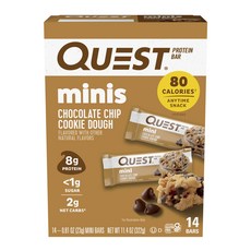 QUEST NUTRITION 高蛋白能量棒, 巧克力曲奇口味, 322g, 1盒