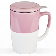 Pinky up 茶杯+浸泡器, 1個, 粉色的