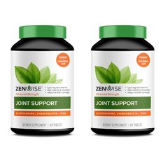 ZENWISE 葡萄糖胺軟骨素補充錠, 2罐, 90 入