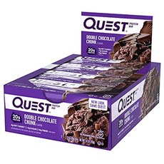 QUEST NUTRITION 高蛋白能量脆棒 雙重巧克力口味, 60g, 12入