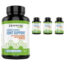 ZENWISE 葡萄糖胺軟骨素補充錠, 4罐, 90 入