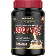 ALLMAX ISOFLEX分離乳清蛋白粉 藍莓馬芬口味, 1個, 907克