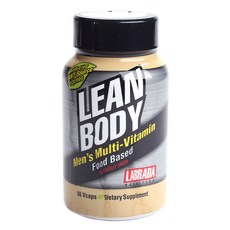 LABRADA NUTRITION Lean Body 男士複合維生素 V 帽不含鐵, 60顆, 1罐