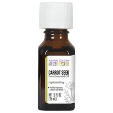 Aura Cacia 胡蘿蔔籽精油, 1瓶, 15ml