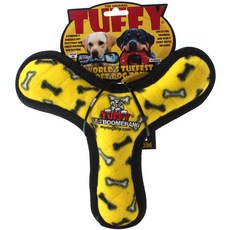 TUFFY Ult Boomerang 狗圓盤玩具, 1個, 黃色的