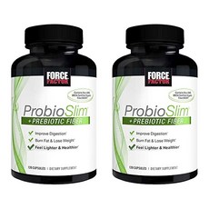 FORCE FACTOR Probioslim 益生元纖維膠囊, 2罐, 120顆