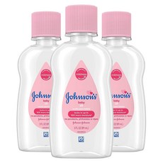 Johnson's 嬌生 嬰兒油, 3瓶, 88ml