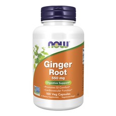 now 健而婷 生薑根 美國NOW Foods Ginger Root 550mg 100顆, 1個