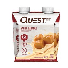 QUEST NUTRITION 無麩質低糖蛋白奶昔飲 鹹焦糖口味, 1組, 325ml