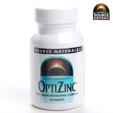 SOURCE NATURALS 優質鋅錠, 1個, 60 件