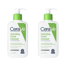CeraVe 適樂膚 輕柔保濕潔膚露, 2瓶, 237ml