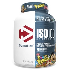 Dymatize Iso100水解乳清蛋白粉 水果麥片口味, 2.3 公斤, 1個