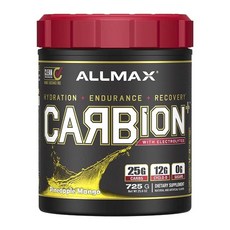 ALLMAX Carbion碳水化合物+電解質補充粉 鳳梨芒果口味, 1個, 725g