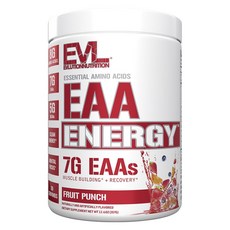 EVLUTIONNUTRITION EAA 能量必需胺基酸水果潘趣口味, 1個, 357g