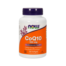 NOW Foods CoQ10軟膠囊 100mg, 150顆, 1罐