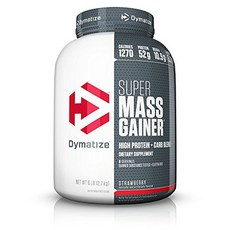 Dymatize Super Mass Gainer乳清蛋白粉, 草莓(Strawberry), 2.7kg, 1罐